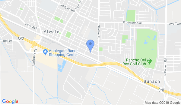 Atwater Shotokan Karate School location Map