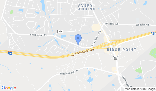Augusta Martial Arts location Map