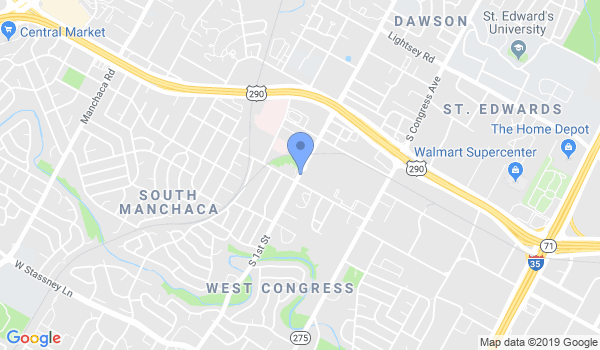 Austin Fitness Martial Arts location Map