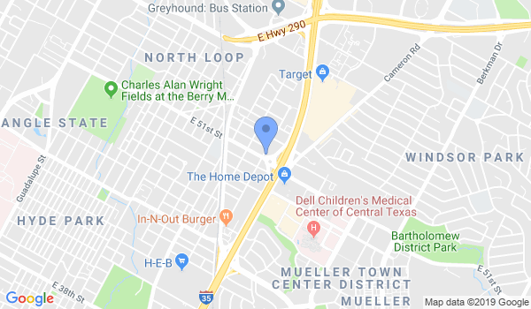 Austin Kokikai Aikido location Map