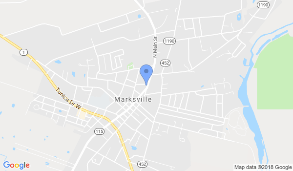 Avoyelles Martial Arts Center location Map