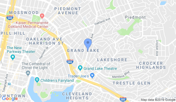 Bay Area Martial Arts location Map