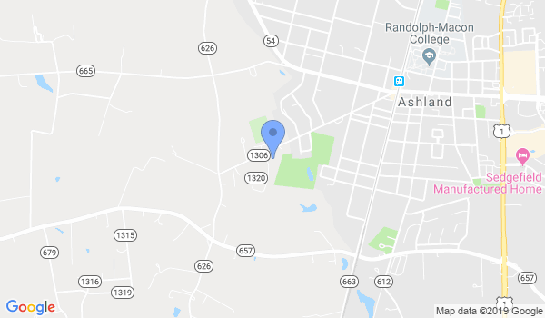 Brazilian JIU Jitsu Richmond, VA location Map