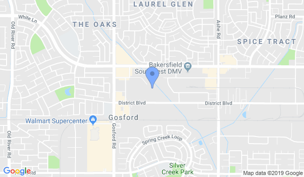 Bakersfield Brazilian Jiu Jitsu location Map
