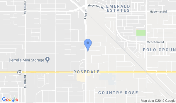 Bakersfield Wing Chun location Map