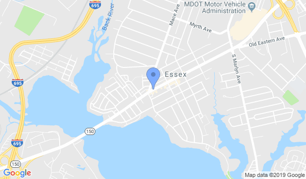 Baltimore Brazilian Jiu Jitsu location Map