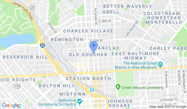 Baltimore Lab School Martial Arts location Map