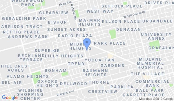 Bastos BJJ Midland location Map