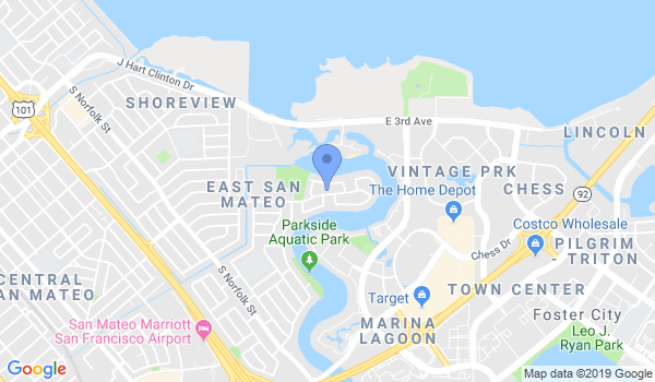 Bay Area Hapkido location Map
