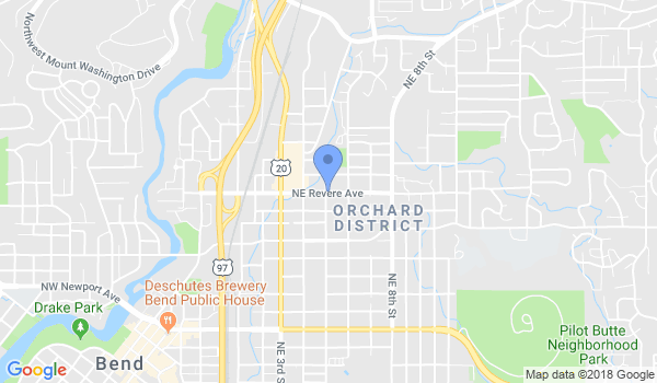 Bend Karate Club location Map