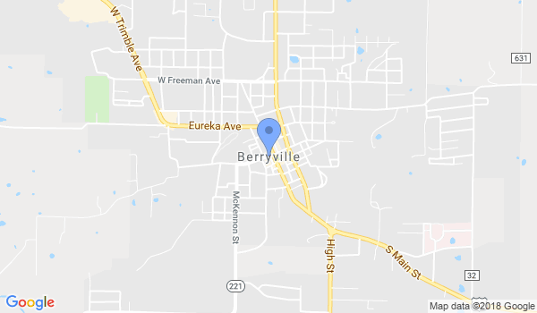 Berryville Community Center Karate Club location Map