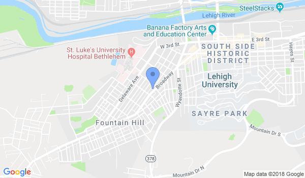 Bethlehem Kung Fu Ctr location Map