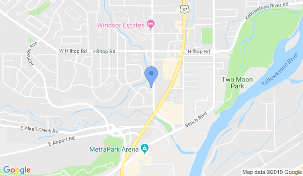 Billings Karate Academy location Map