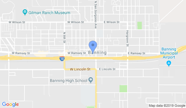 Angeles Black Tiger Academy Kung Fu location Map