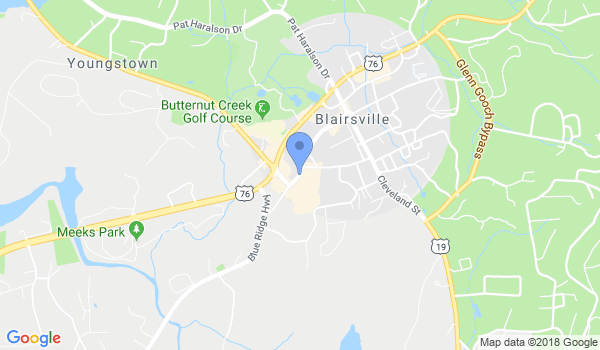 Blairsville Martial Arts Academy location Map