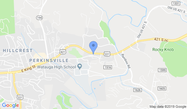 Blue Ridge Kung-Fu Arnis Acad location Map