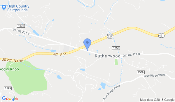 Blue Ridge Kung-Fu Arnis Academy location Map