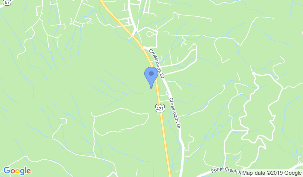 Blue Ridge Kung Fu Arnis location Map