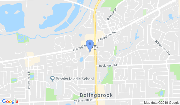Bolingbrook Martial Arts location Map