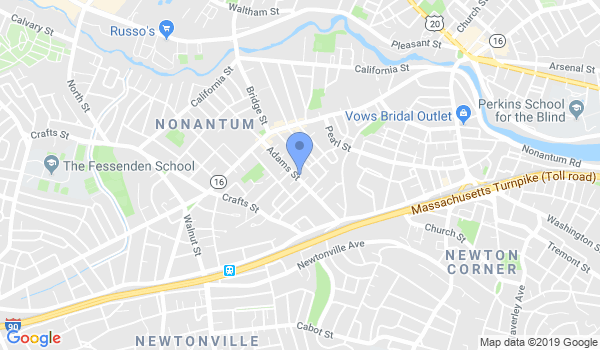Boston Doshin Aiki Dojo location Map