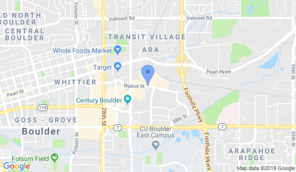 Boulder Hapkido location Map