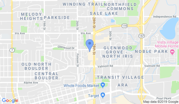 Boulder Judo Training Center location Map