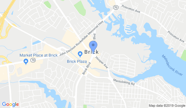 Brick Town Karate Institute location Map