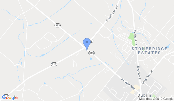 Bucks County Karate School location Map