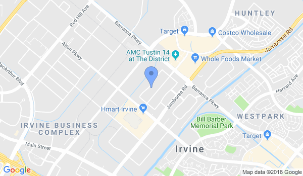 Bujinkan Irvine location Map