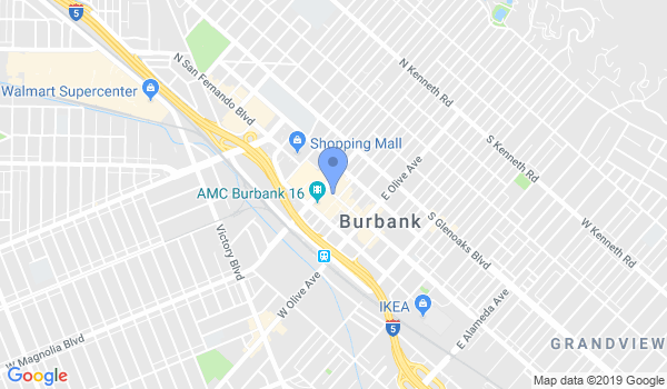 Burbank Ultimate Take Kwon Do location Map