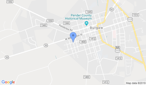 Burgaw MMA club location Map