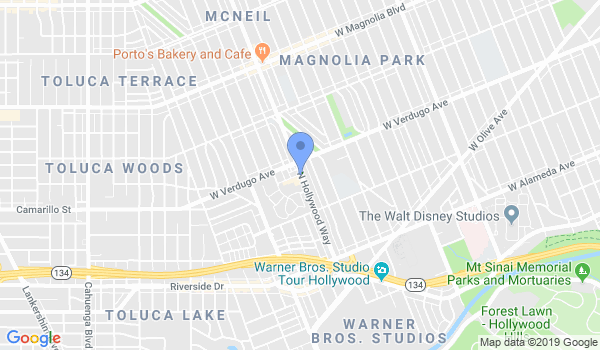 CA Academy of Martial Arts location Map