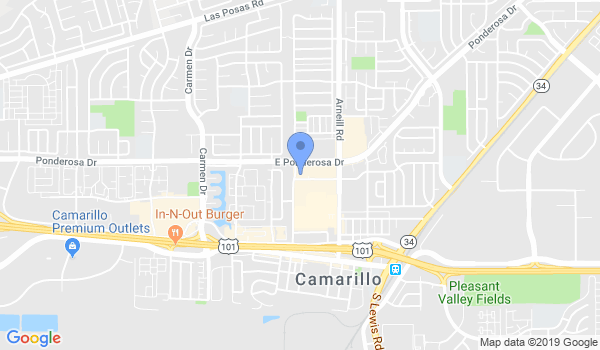 Camarillo Kenpo Karate location Map