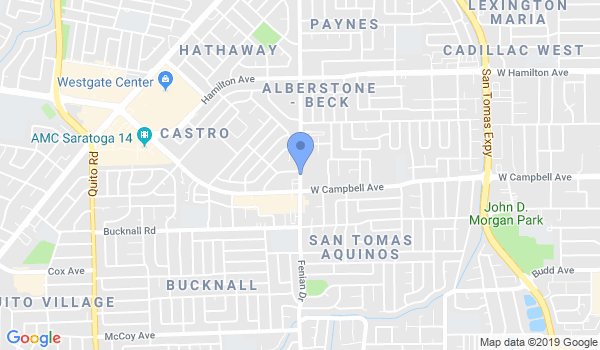 Campbell Taekwondo Academy location Map