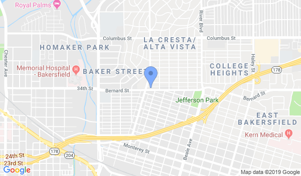Carbajal's Martial Arts Academy location Map