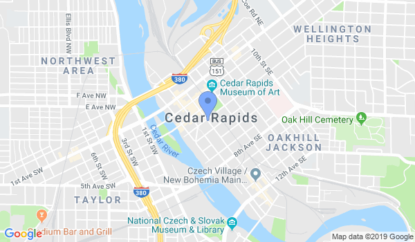 Cedar River Aikikai location Map