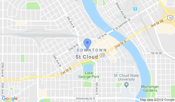 Central Minnesota Karate location Map
