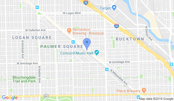 Champion Taekwondo Institute Chicago location Map