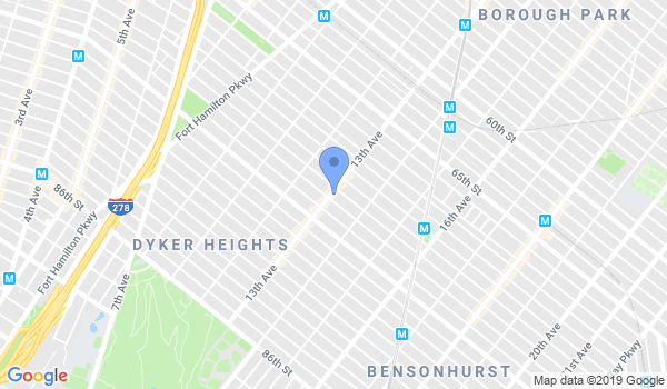 Champions Tae Kwon Do 13th ave Brooklyn location Map