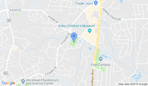 Chapel Hill Shotokan Karate location Map