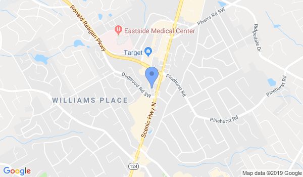 Charles Minter Karate location Map