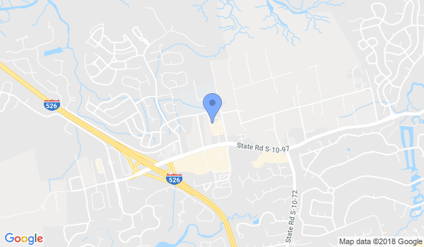 Charleston Taekwondo location Map