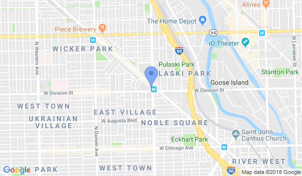 Chicago JKA Karate Dojo - Tsubo location Map