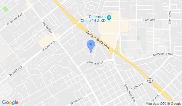 Chico Judo location Map