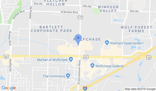 Chilcutt's Memphis Mixed Martial Arts location Map