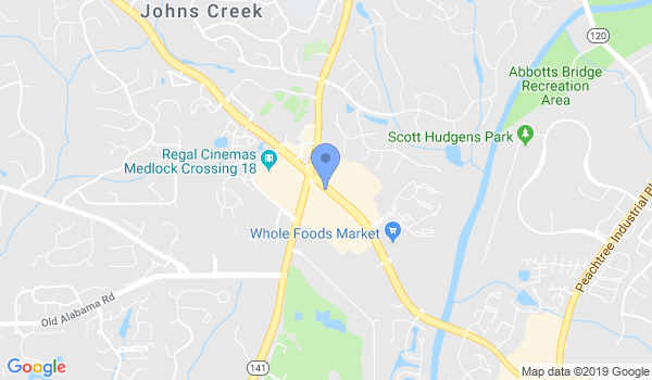 Choe's HapKiDo | Johns Creek | Kickboxing | Karate | Martial Arts location Map