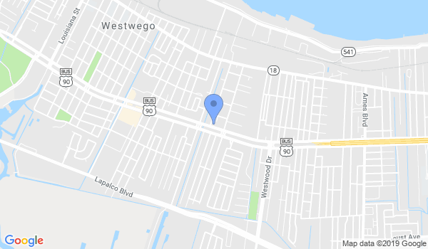 Chris Benoit's Martial Arts Institute of Louisiana location Map