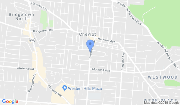 Cincinnat Martial Arts Club, Inc. location Map
