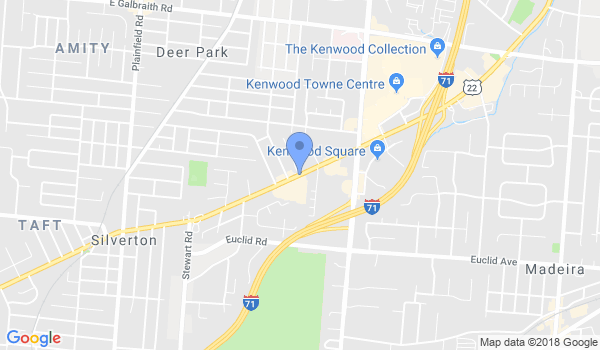 Cincinnati Tae Kwon DO Acad location Map