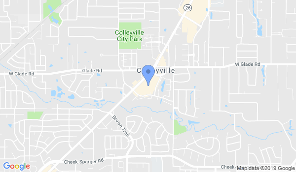 Colleyville Kenpo Karate and Krav Maga location Map